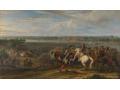 Lodewijk XIV trekt bij Lobith de Rijn over, 12 juni 1672. Adam Frans van der Meulen, ca. 1672-1690. (Collectie: Rijksmuseum).